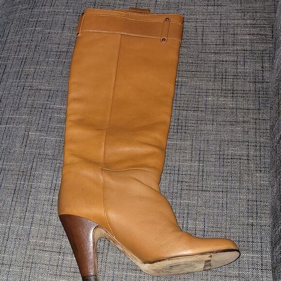 Giuseppe Zanotti Brown Leather Heeled Boots VINTAGE - Picture 6 of 14